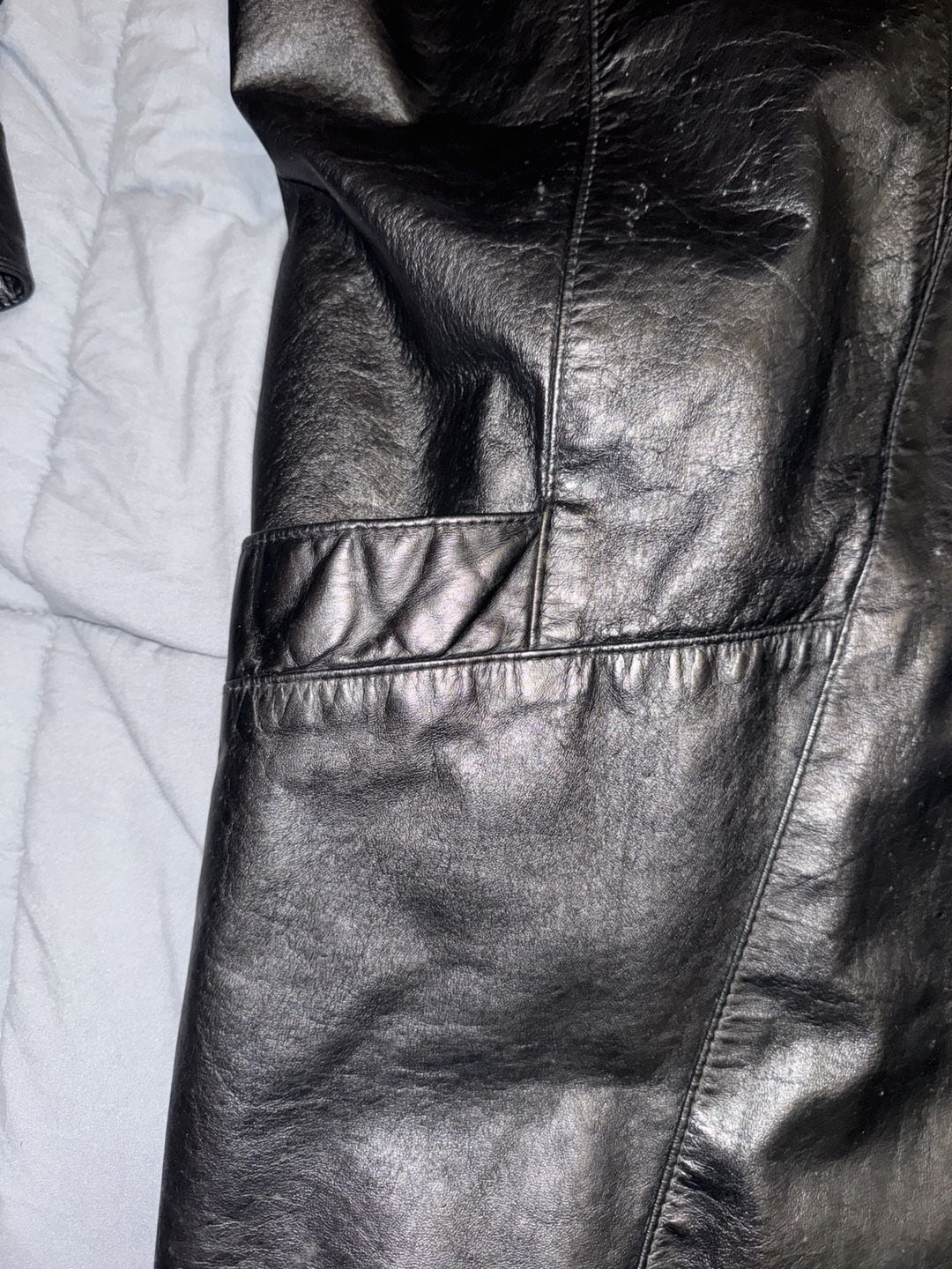 Northside Fashions Vintage Genuine Leather Jacket Black 4
