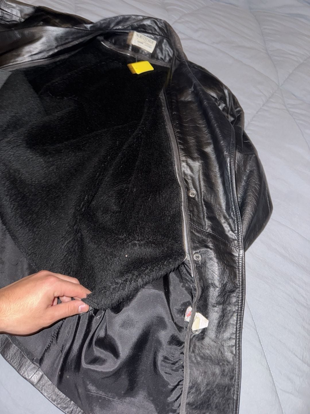 Northside Fashions Vintage Genuine Leather Jacket Black 9