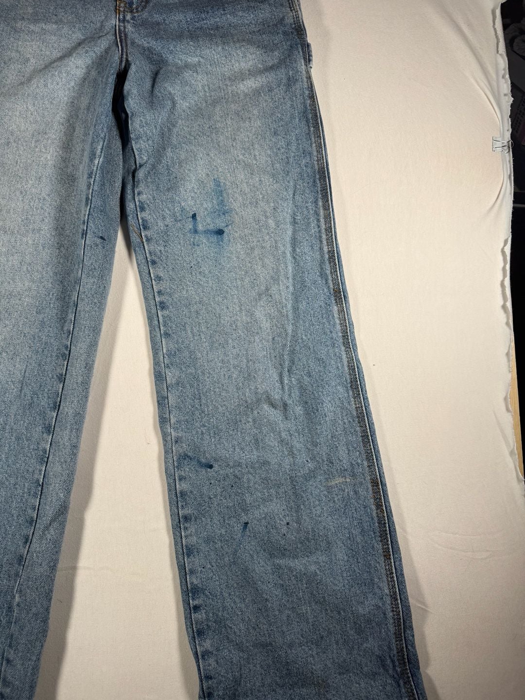 J. Galt Carpenter Jeans Size S Light Wash Denim 8