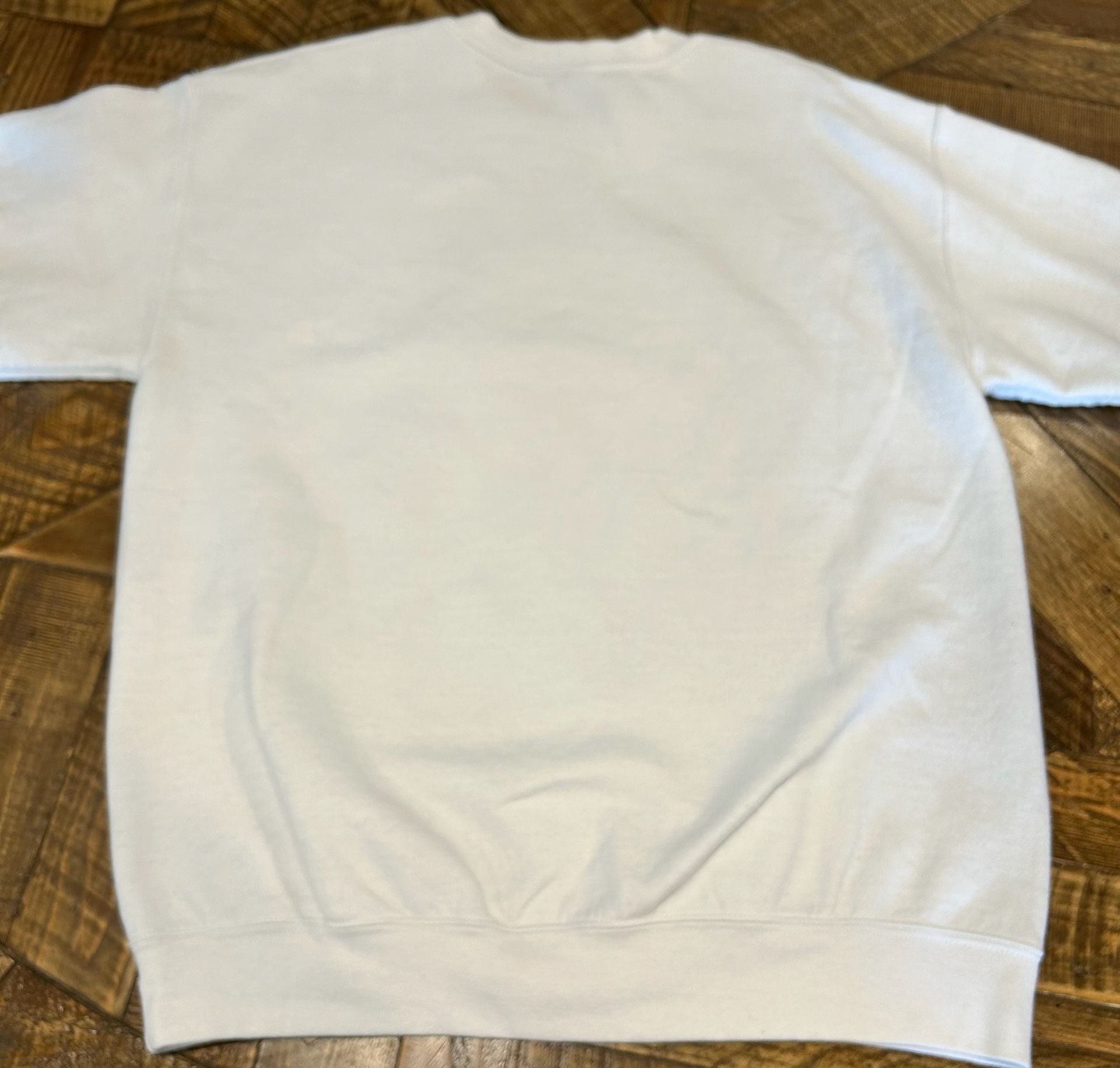 Ole Miss Rebels Helmet Logo White Crewneck Sweatshirt 5