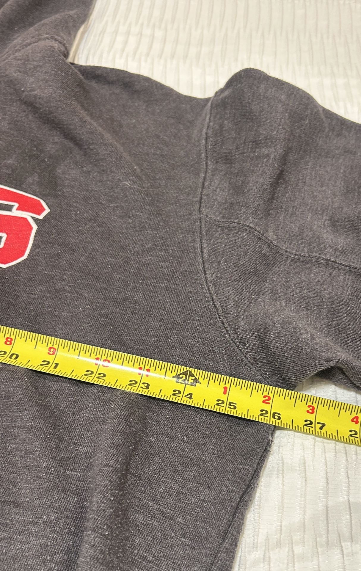 NFL Team Apparel New York Giants Hoodie Charcoal Gray 7