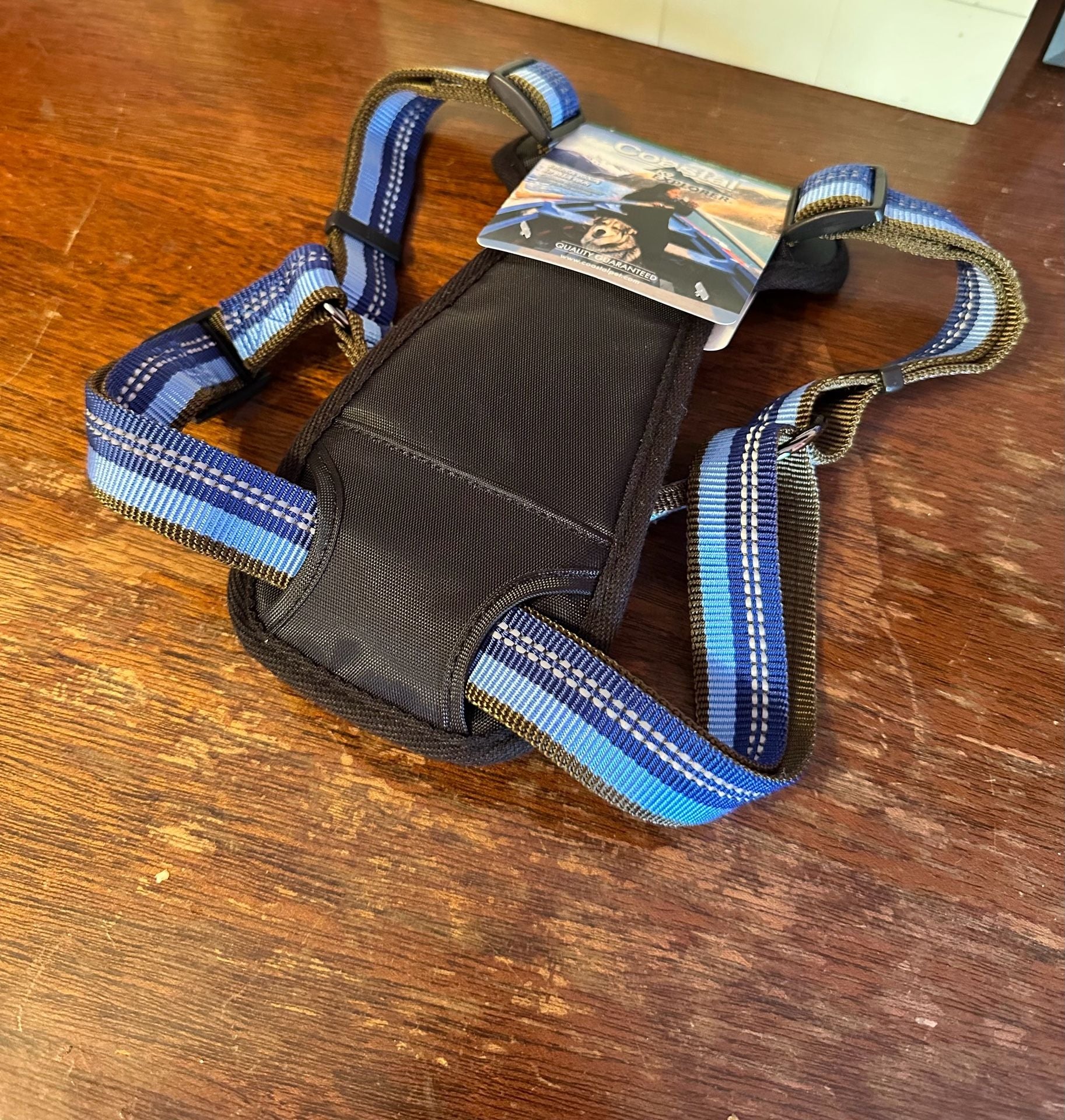 Coastal K9 Explorer Reflective Padded Dog Harness Size L Sapphire 6