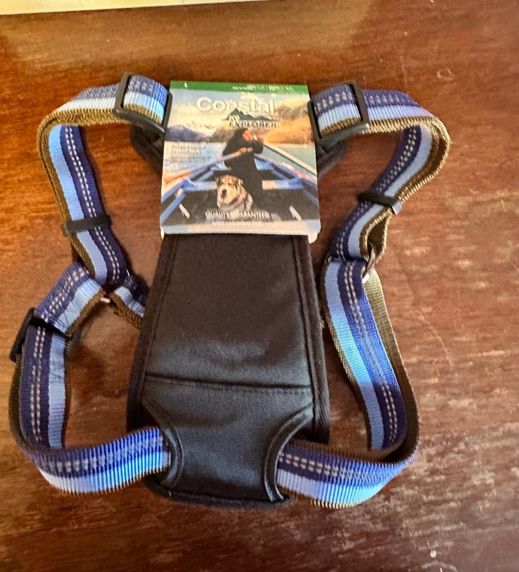 Coastal K9 Explorer Reflective Padded Dog Harness Size L Sapphire 2