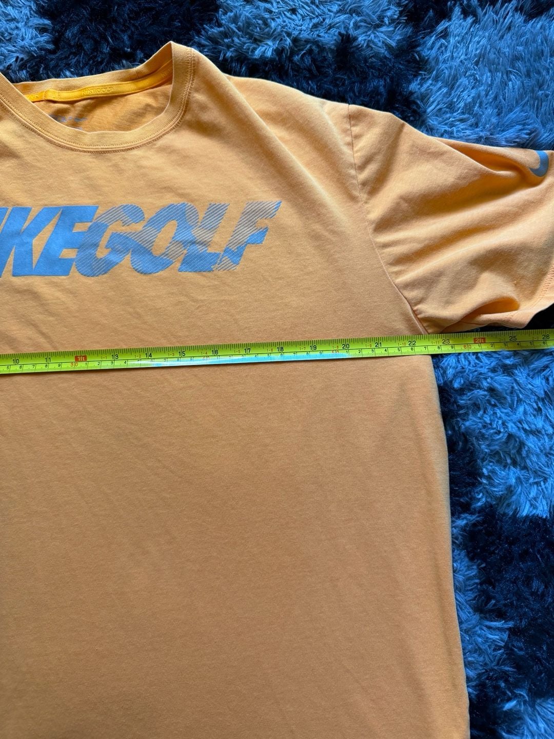 Nike Golf Dri-Fit T-Shirt XL Orange Modern Fit Graphic Tee 8