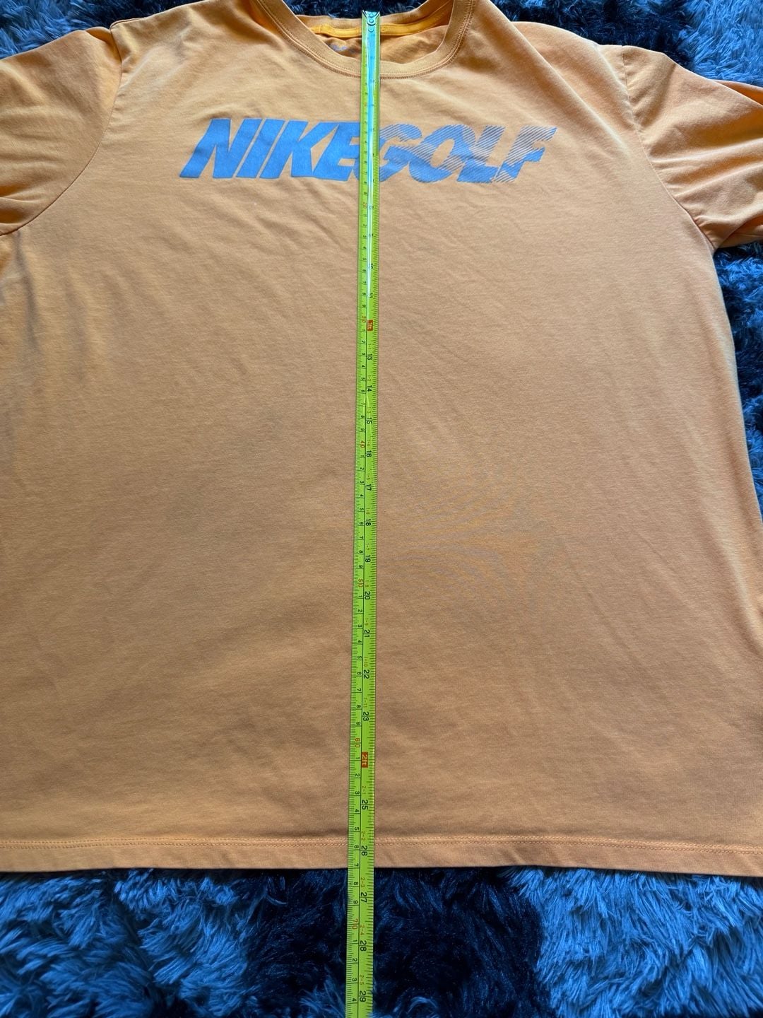 Nike Golf Dri-Fit T-Shirt XL Orange Modern Fit Graphic Tee 9