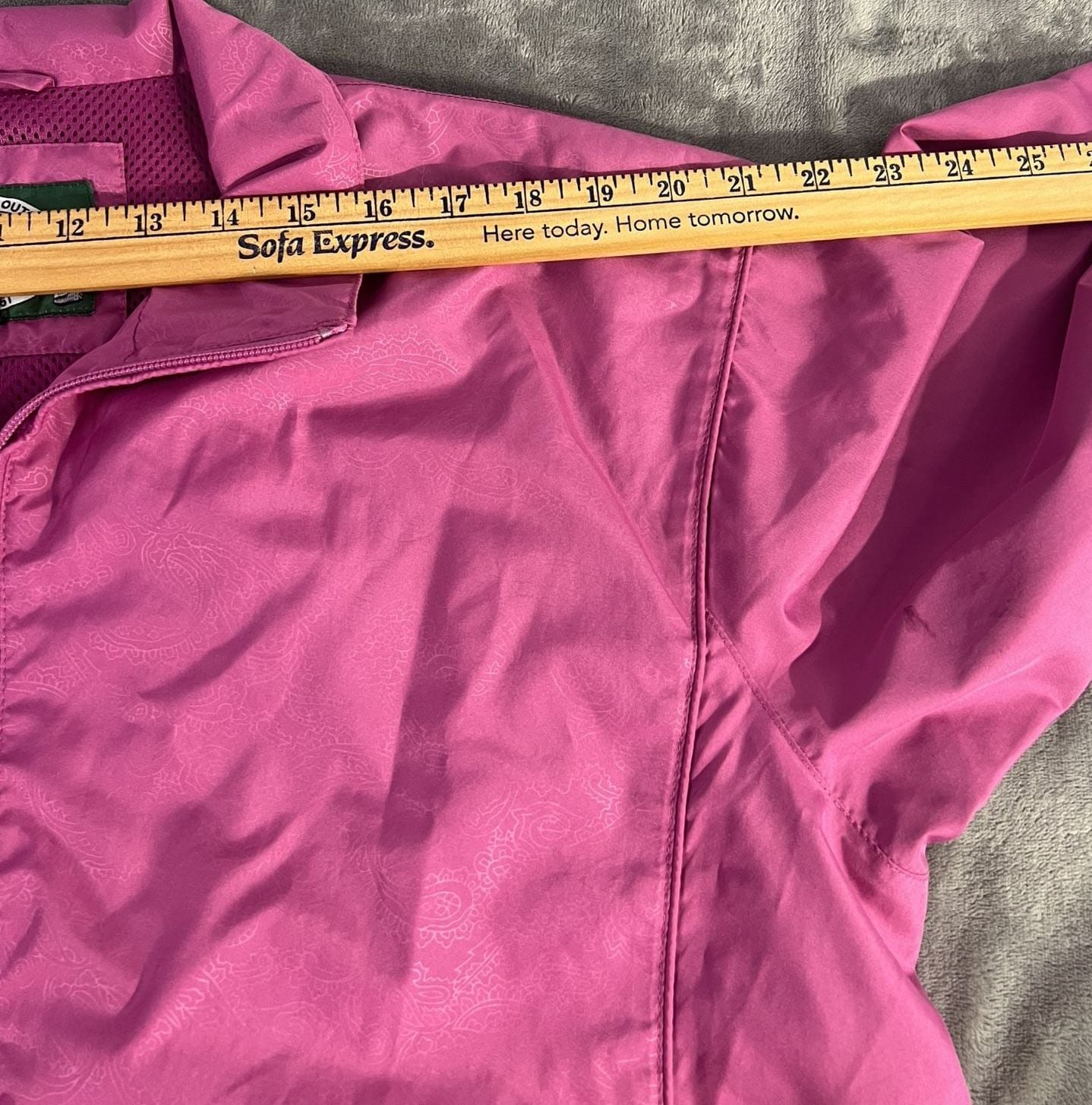 Cabelas Windbreaker Jacket And Pants Set Size L Reg Pink Mesh Lined 9