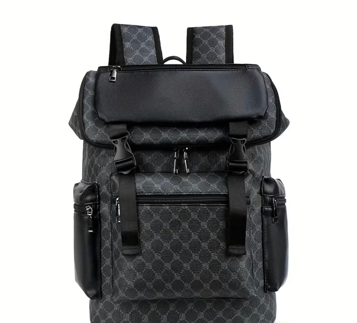 2025 Sac à dos pour ordinateur portable pour homme et femme, PU pour voyages d'affaires, grande capacité, sac à dos de travail aquatique avec port 2