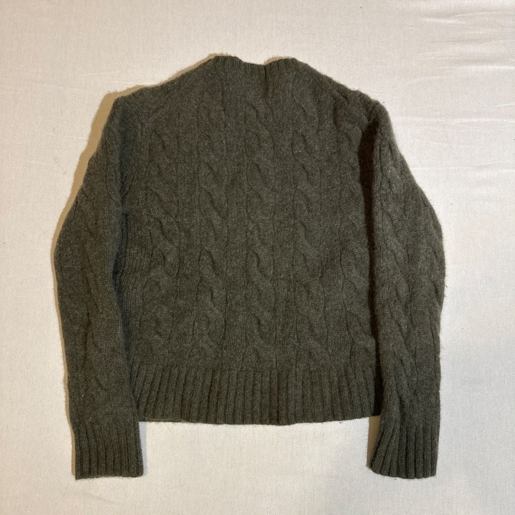 Polo Ralph Lauren Cable Knit Wool Sweater Size S 3