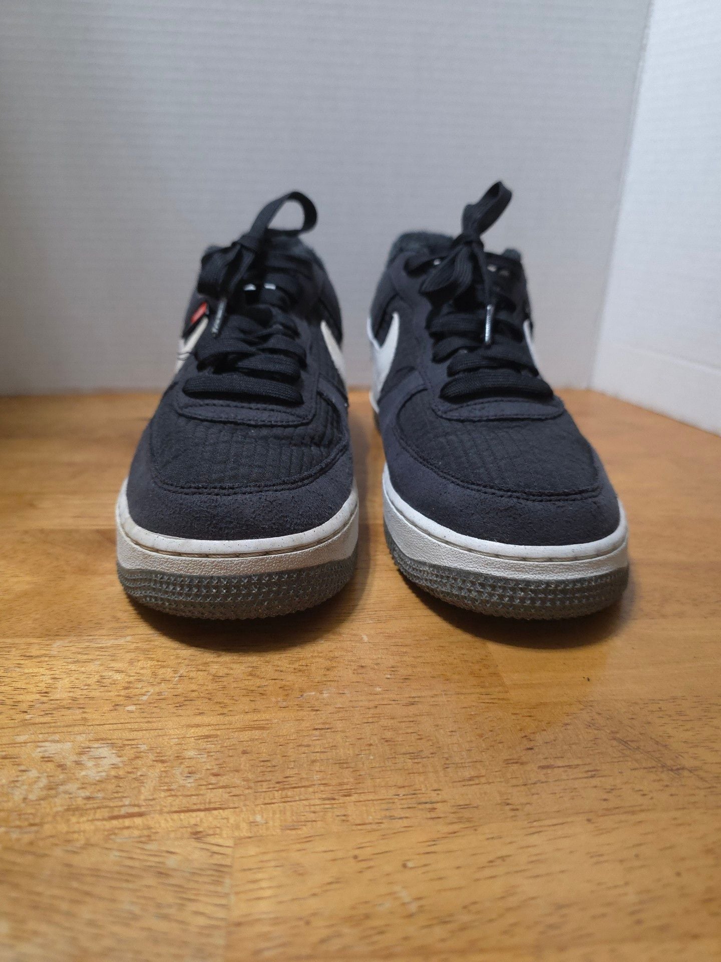 Nike Air Force 1 Low Black White Fleece 5