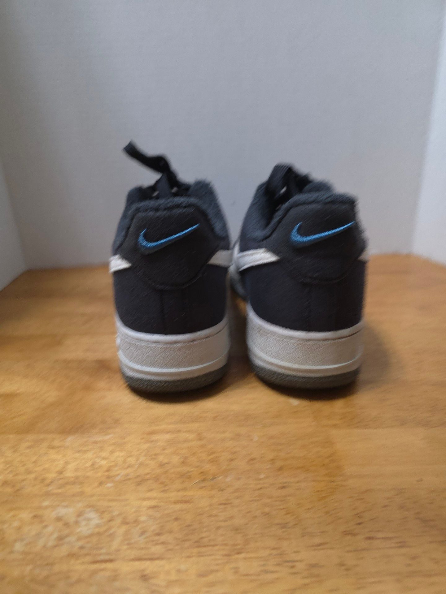 Nike Air Force 1 Low Black White Fleece 10