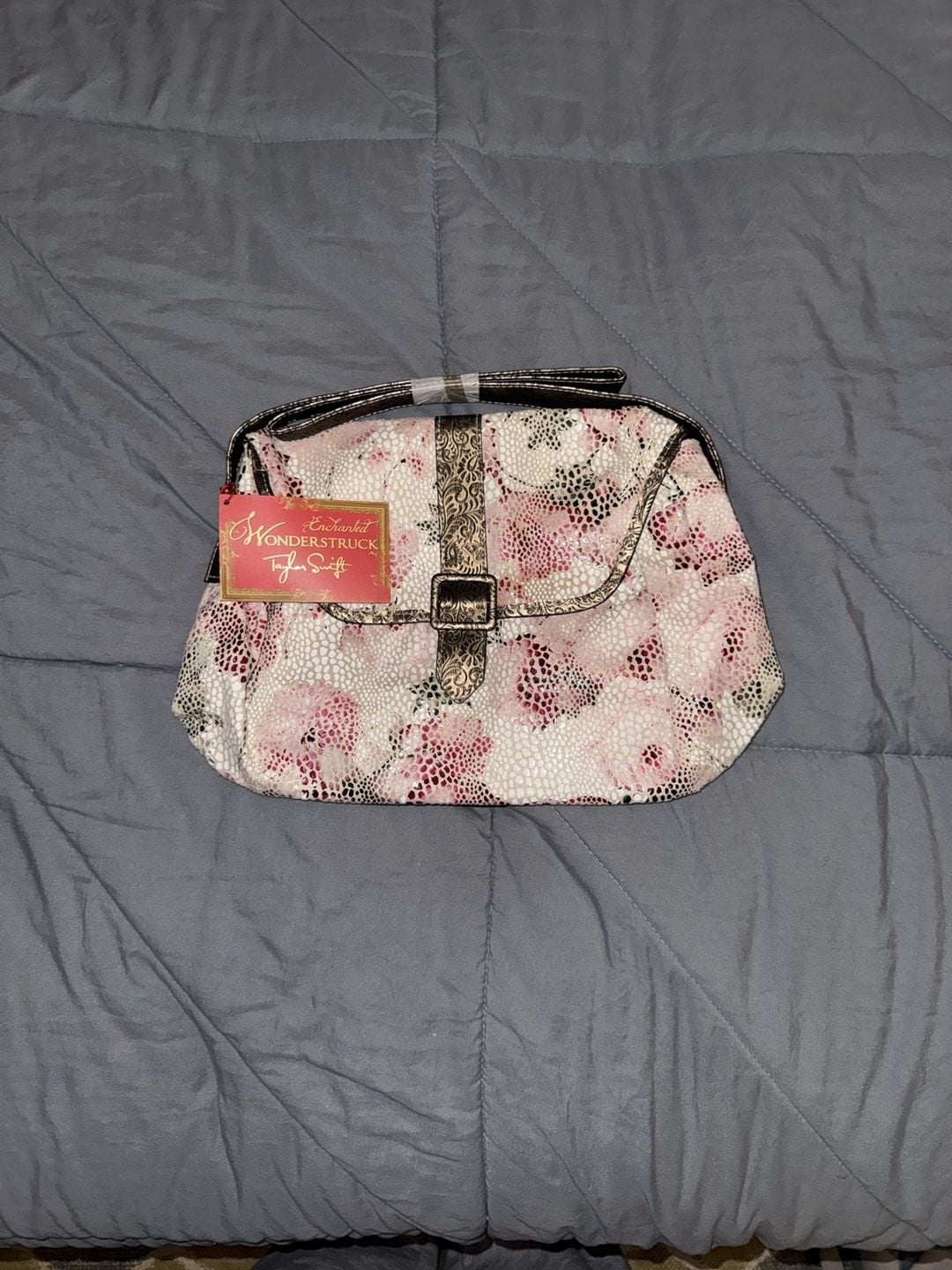 Wonderstruck Taylor Swift Handbag Floral Pink Snake Print New With Tags 2