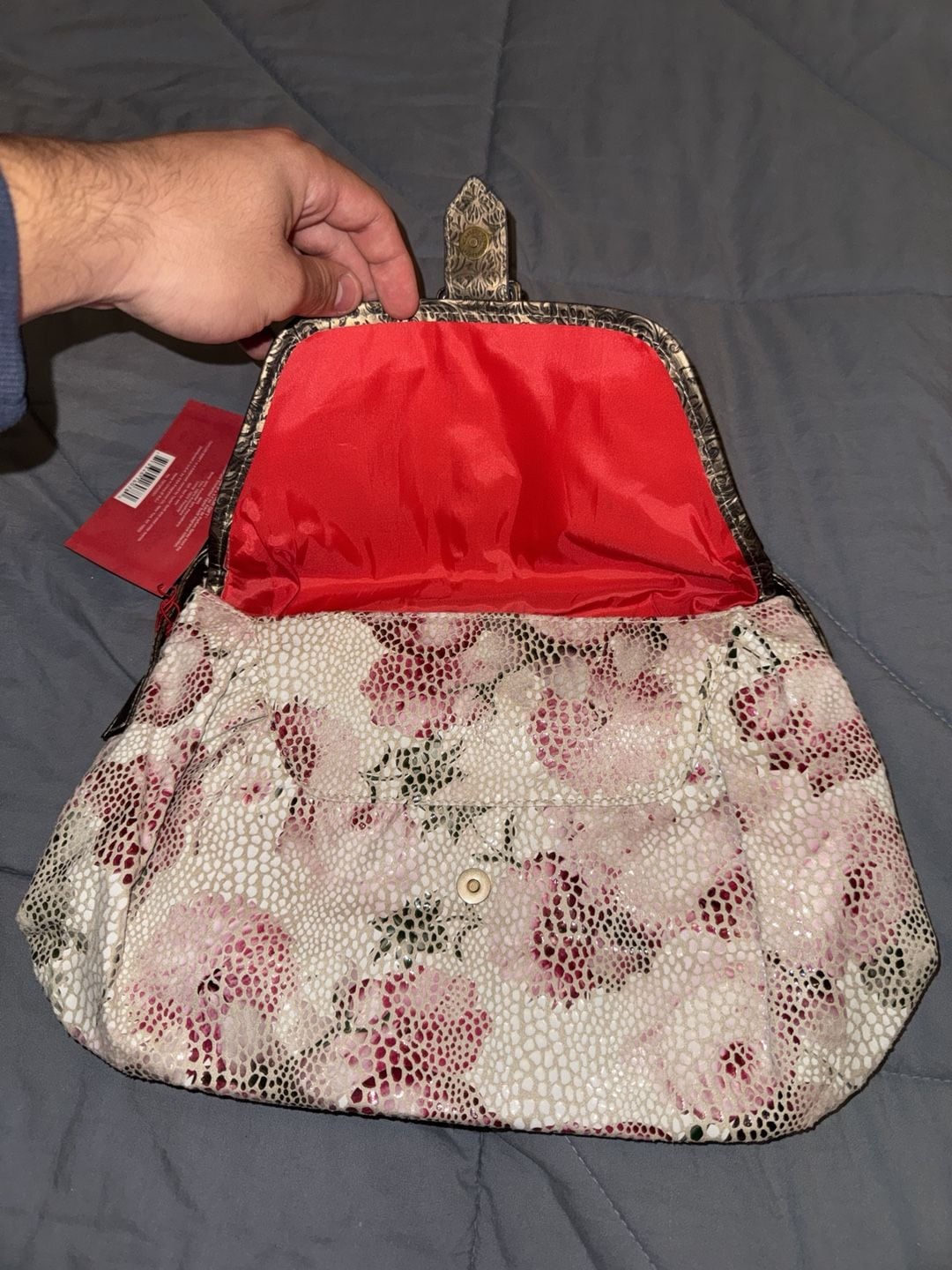 Wonderstruck Taylor Swift Handbag Floral Pink Snake Print New With Tags 4