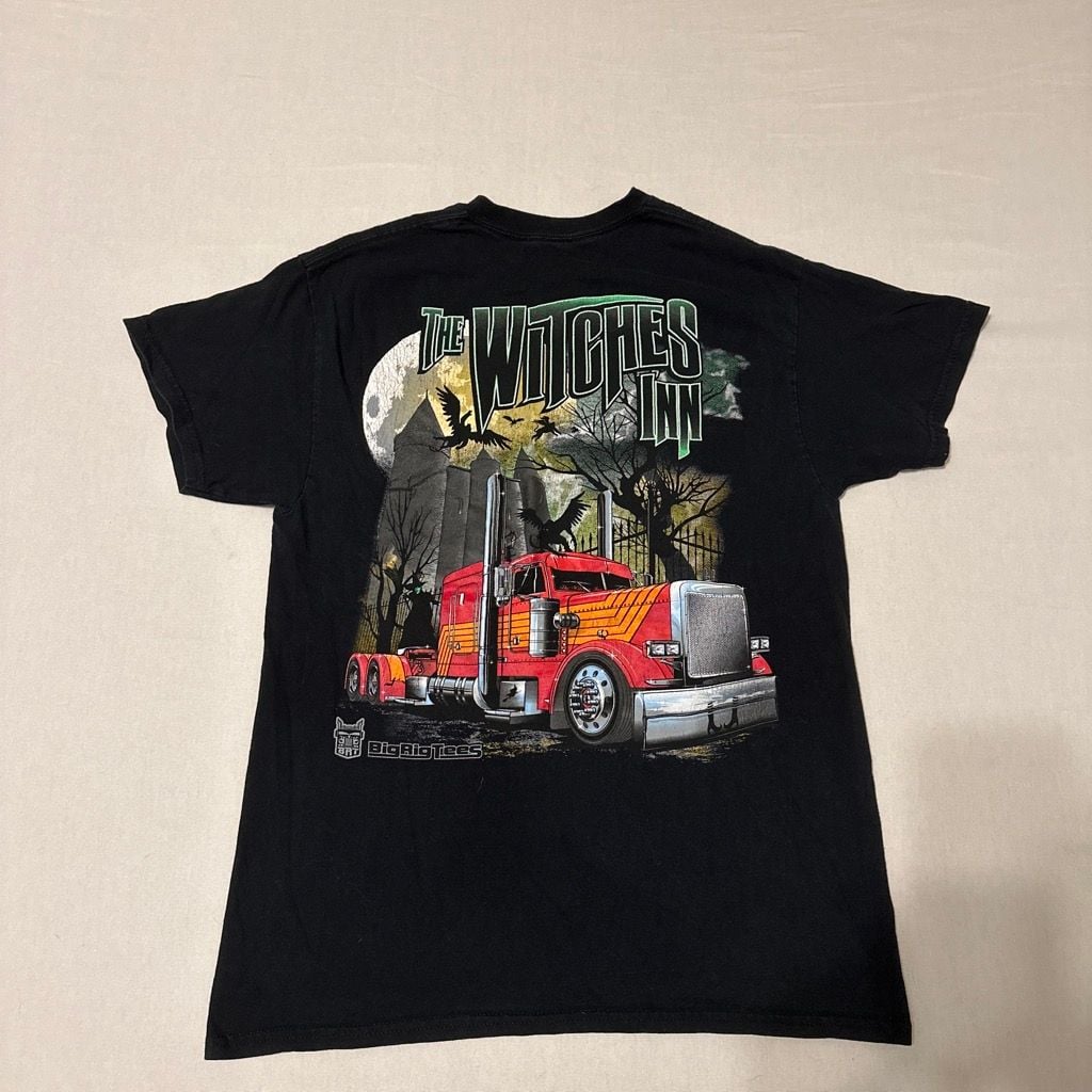 Big Rig Tees 2000s Witch Inn Truck T-Shirt Size S 3