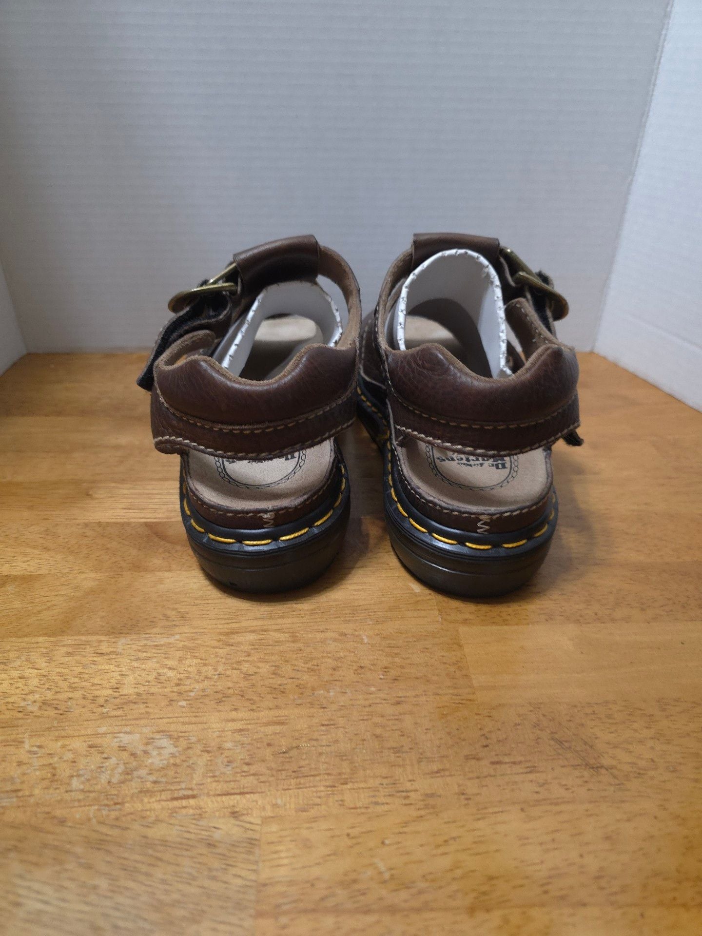 Dr. Martens 9667 Brown Leather Fisherman Sandals 7