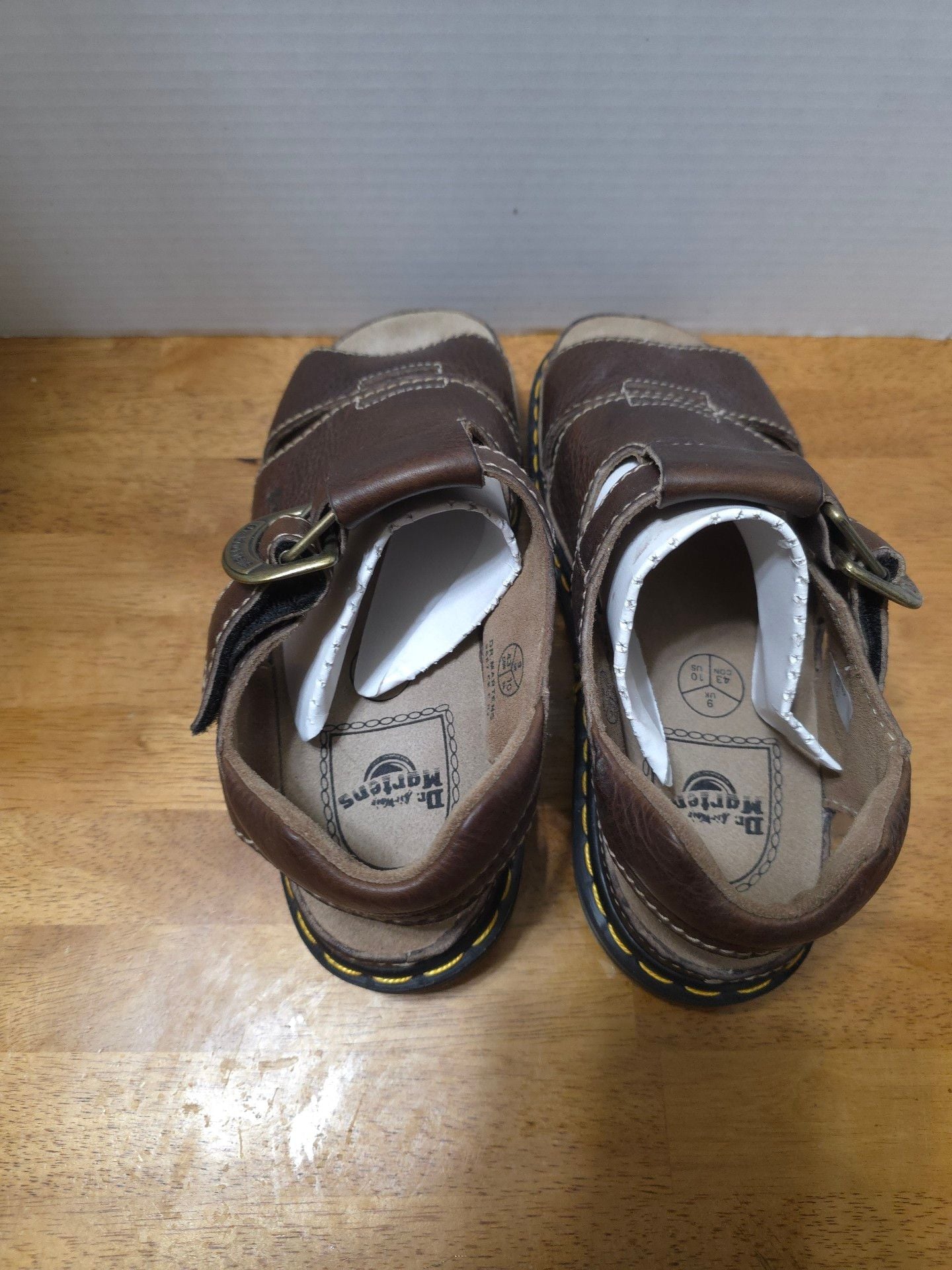 Dr. Martens 9667 Brown Leather Fisherman Sandals 8