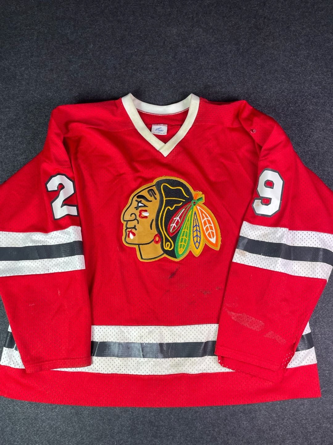 Athletic Sewing Chicago Blackhawks Jersey Size XXL Vintage NHL 2