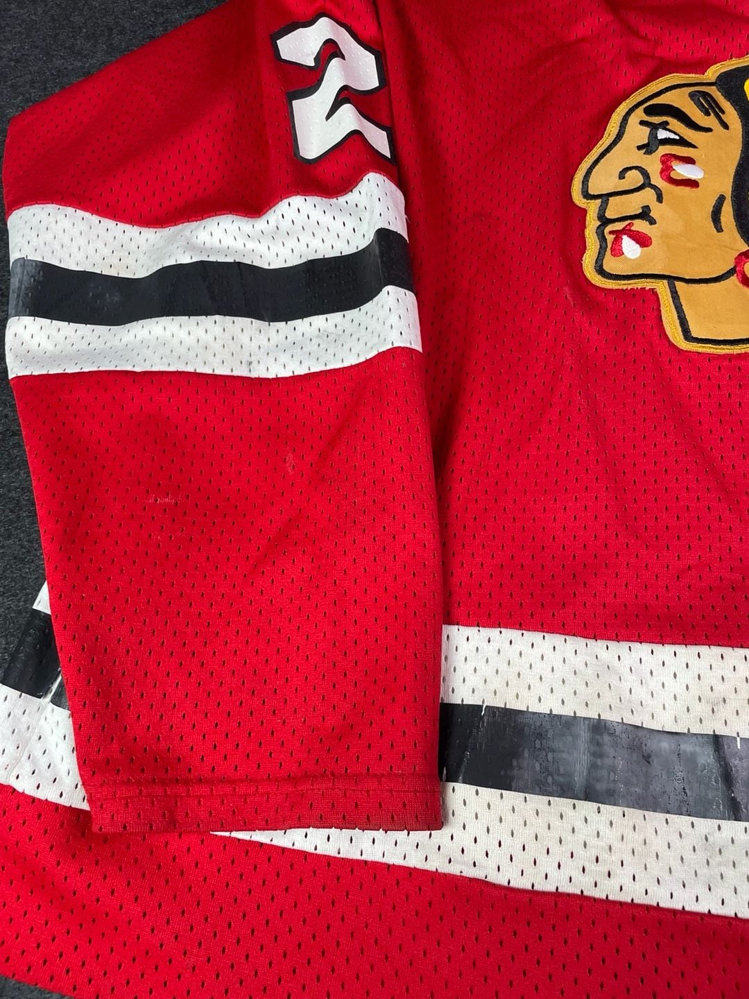 Athletic Sewing Chicago Blackhawks Jersey Size XXL Vintage NHL 8