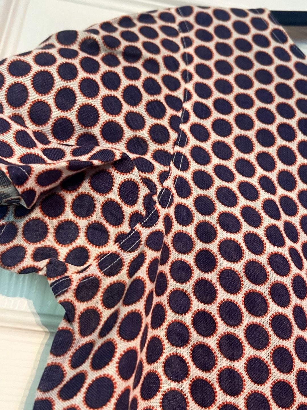 Ann Mashburn Dress Size XS Dot Linen 5