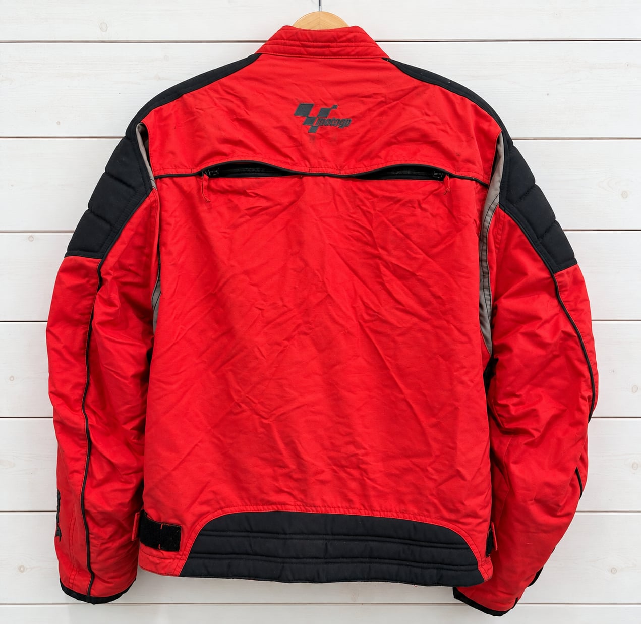 MotoGP Riding Jacket Size 2XL Red Black Motorcycle Touring Coat 3