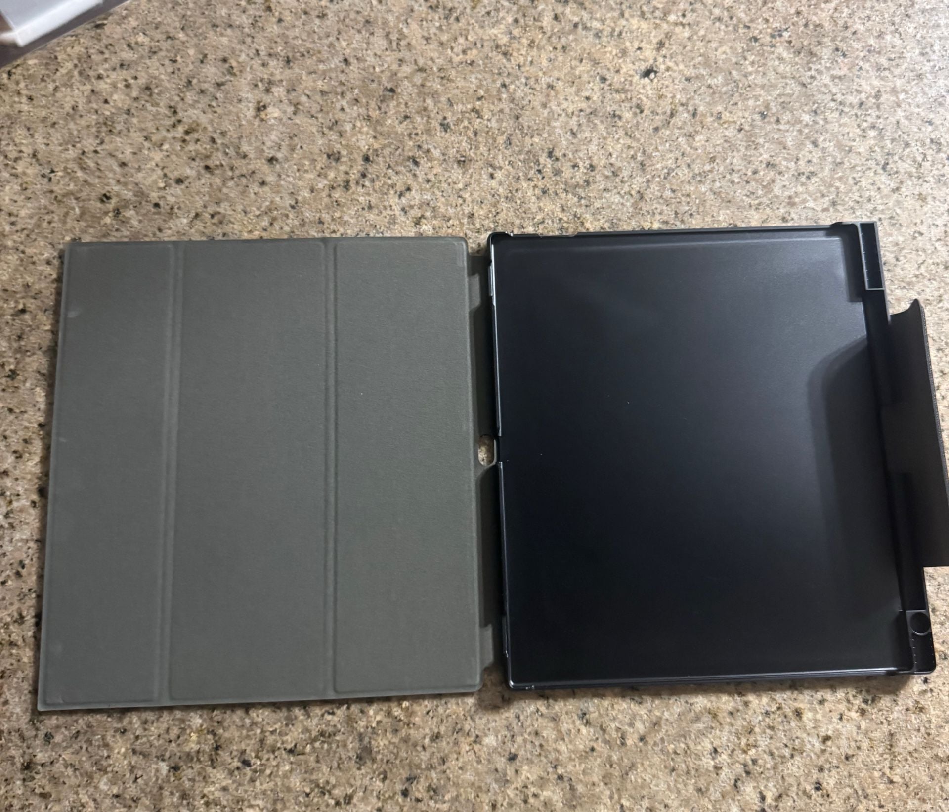 Universal Folio Case Cover Black Leatherette Tablet Accessory 3