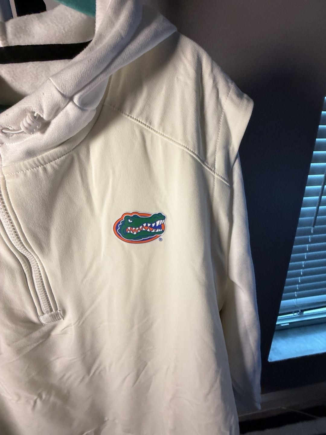 Jordan Florida Gators 1/2-Zip Hooded Jacket Size XXL White 4
