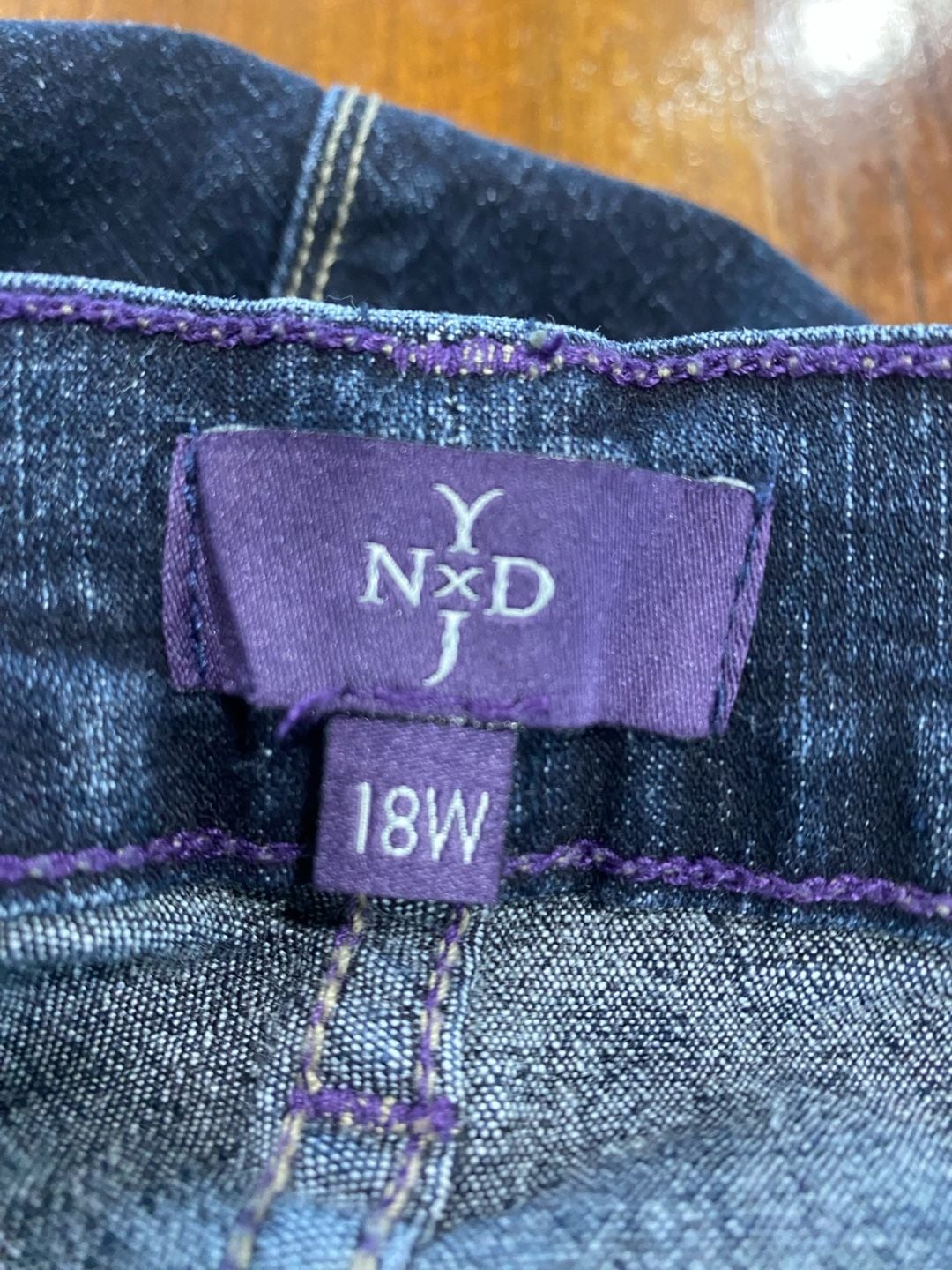 NYDJ Bootcut Jeans Size 18W Dark Wash Denim 7