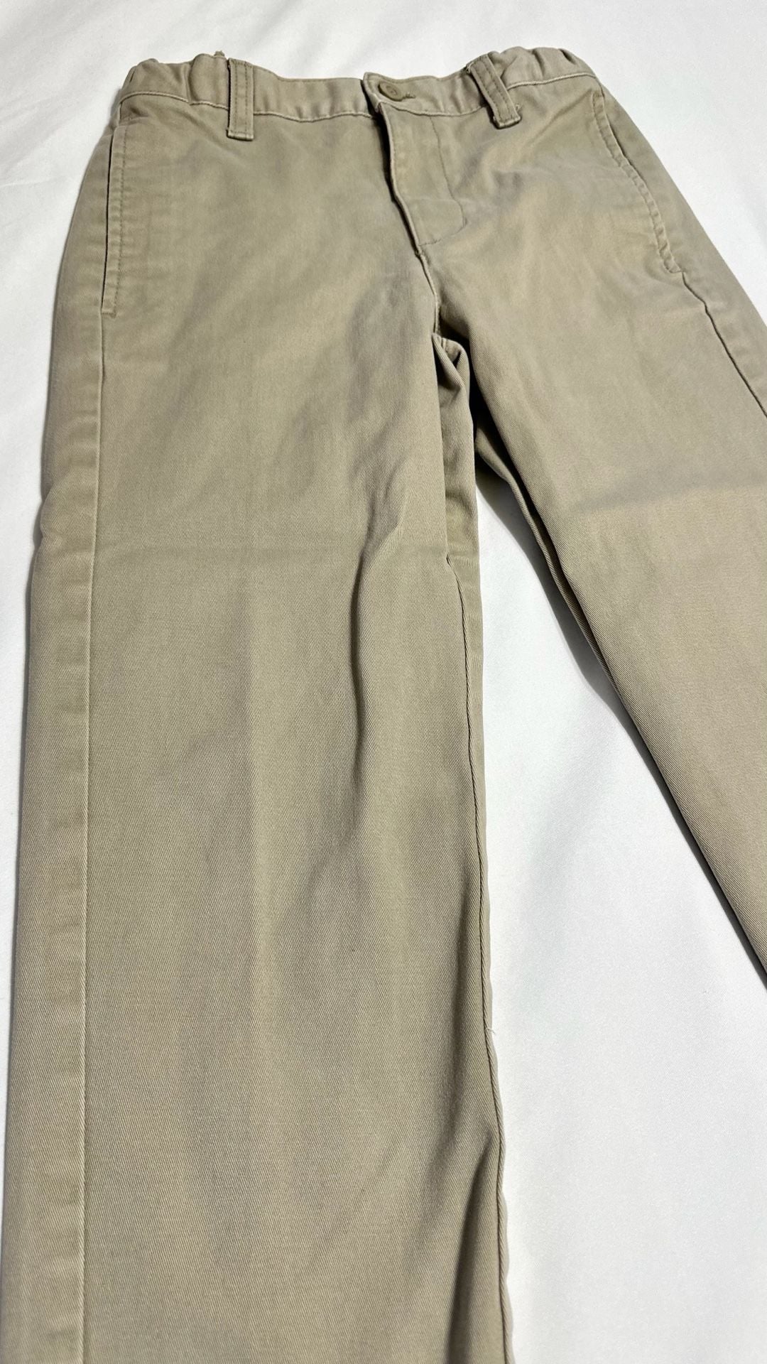 Cat & Jack Straight Chino Pants Size 7 Tan Khakis 3