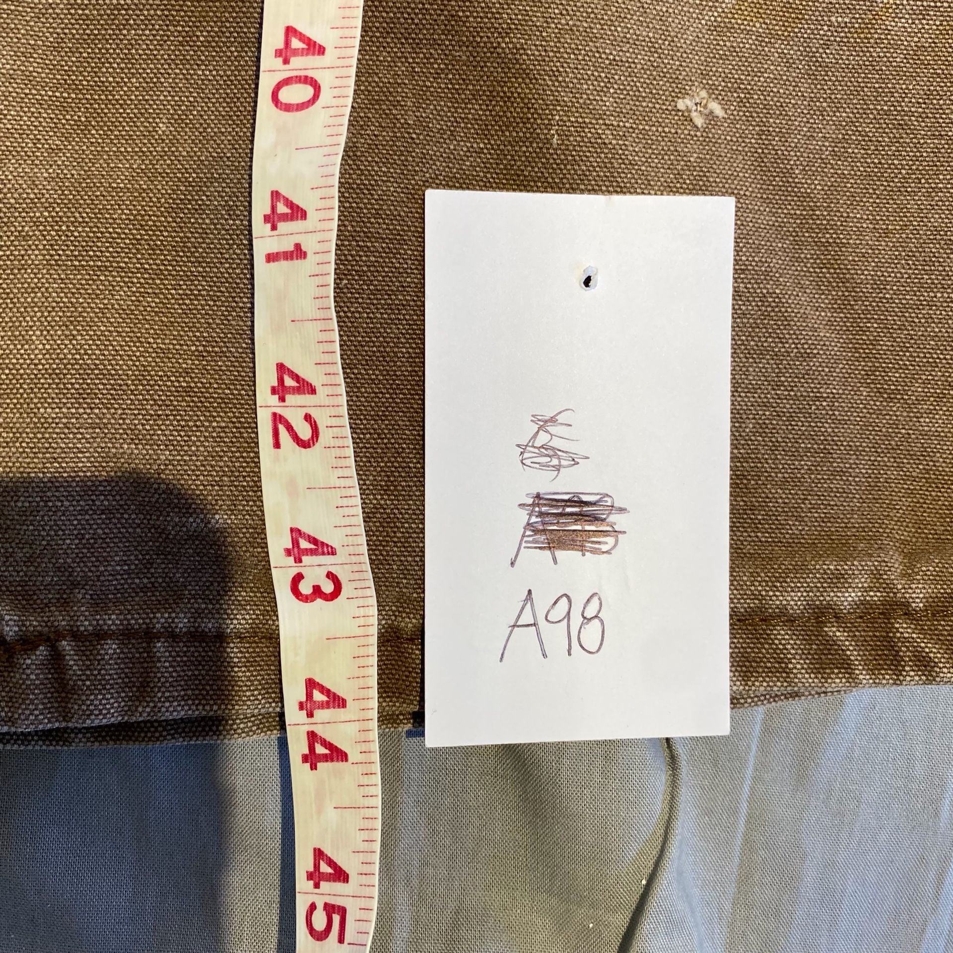 Dickies Carpenter Pants Size 32x34 Brown Duck Paint Splatter Workwear 8