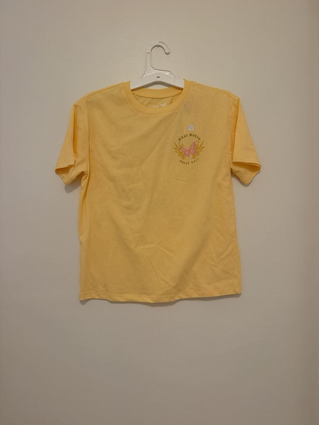 Dolly Parton Nashville In Concert Graphic T-Shirt MD M (8) Yellow 2