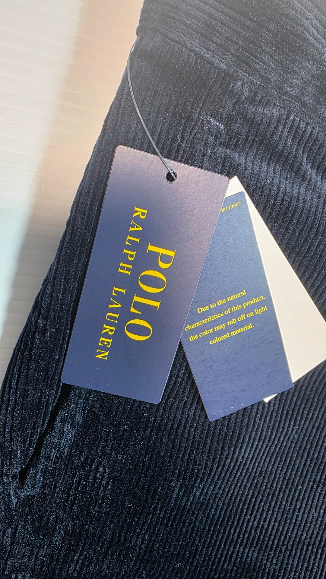 Polo Ralph Lauren Stretch Straight Fit Corduroy Pants 34x32 Navy New 5