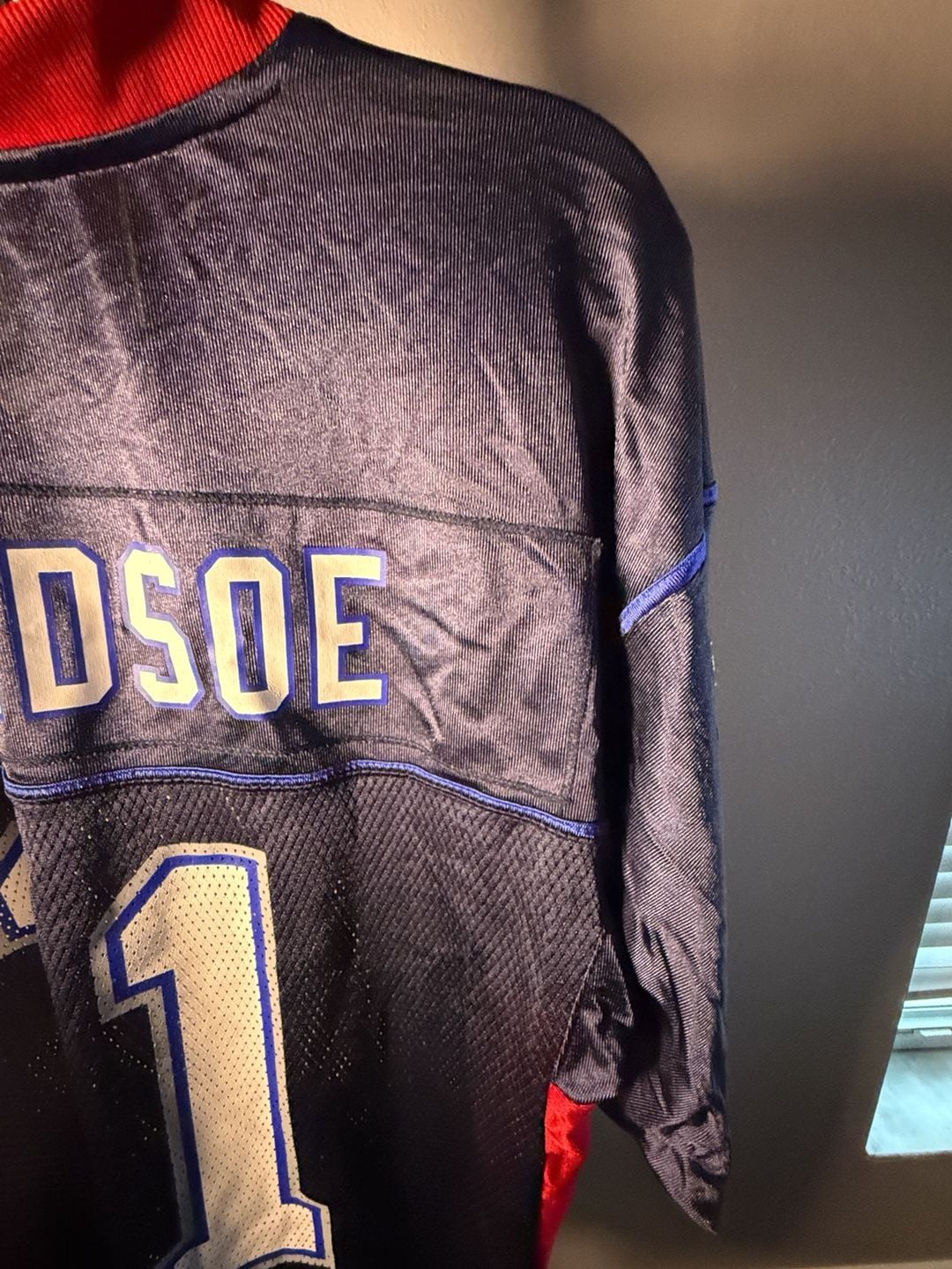 Reebok Buffalo Bills Drew Bledsoe 11 Jersey Size M Blue NFL Football 8