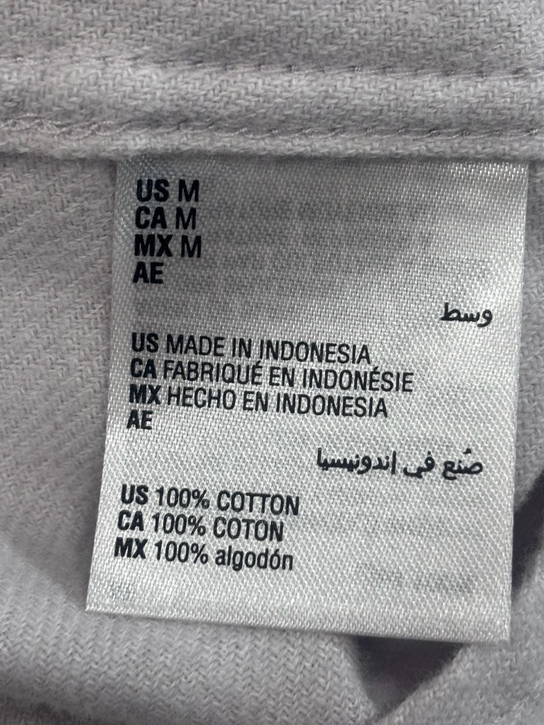 Sun + Stone LS Flannel Vintage White Long Sleeve Shirt Sz M 7