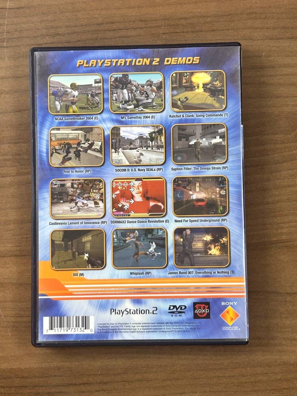 Jampack Winter 2003 PS2 PlayStation Underground Demo Disc Case Manual NTSC-U/C 3