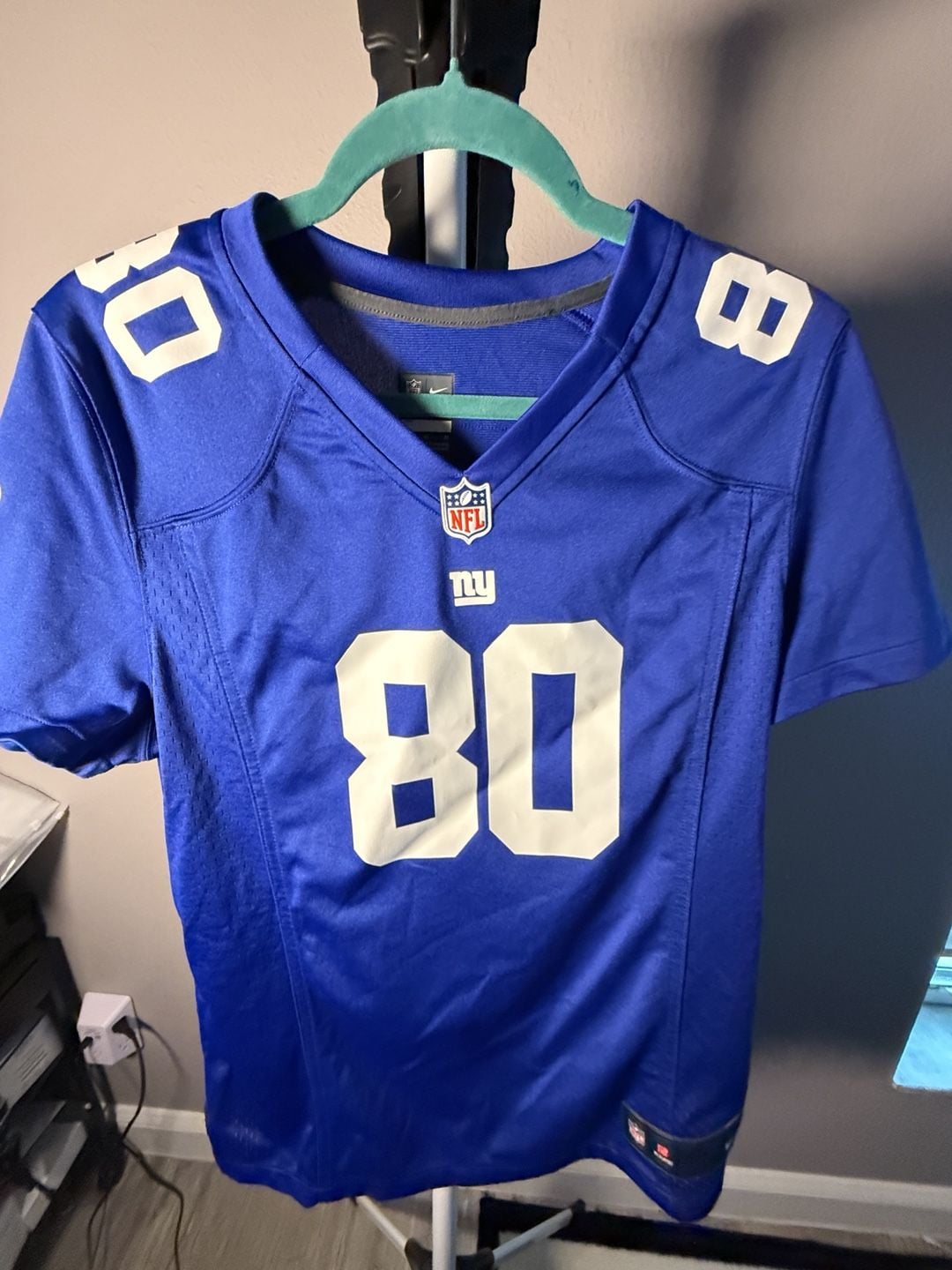 Nike New York Giants Jersey Size XL Blue Football 80 7