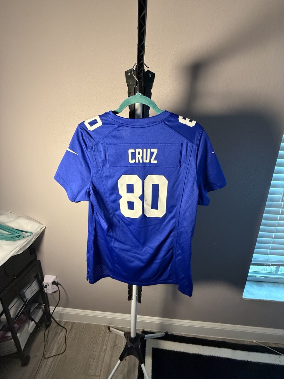 Nike New York Giants Jersey Size XL Blue Football 80 8