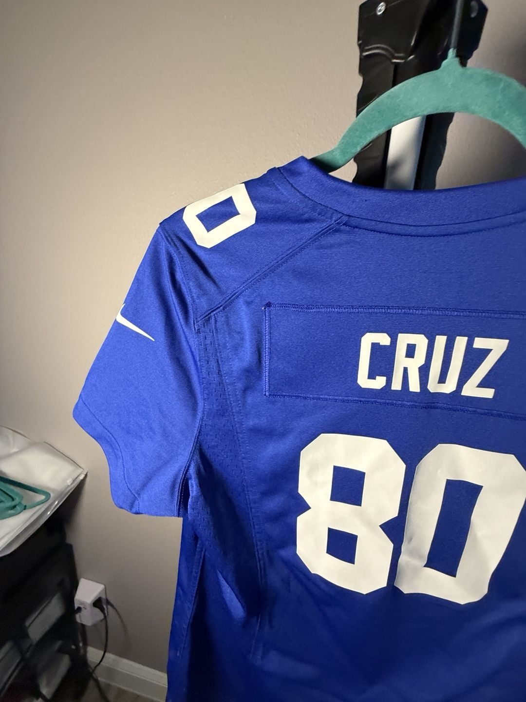 Nike New York Giants Jersey Size XL Blue Football 80 9