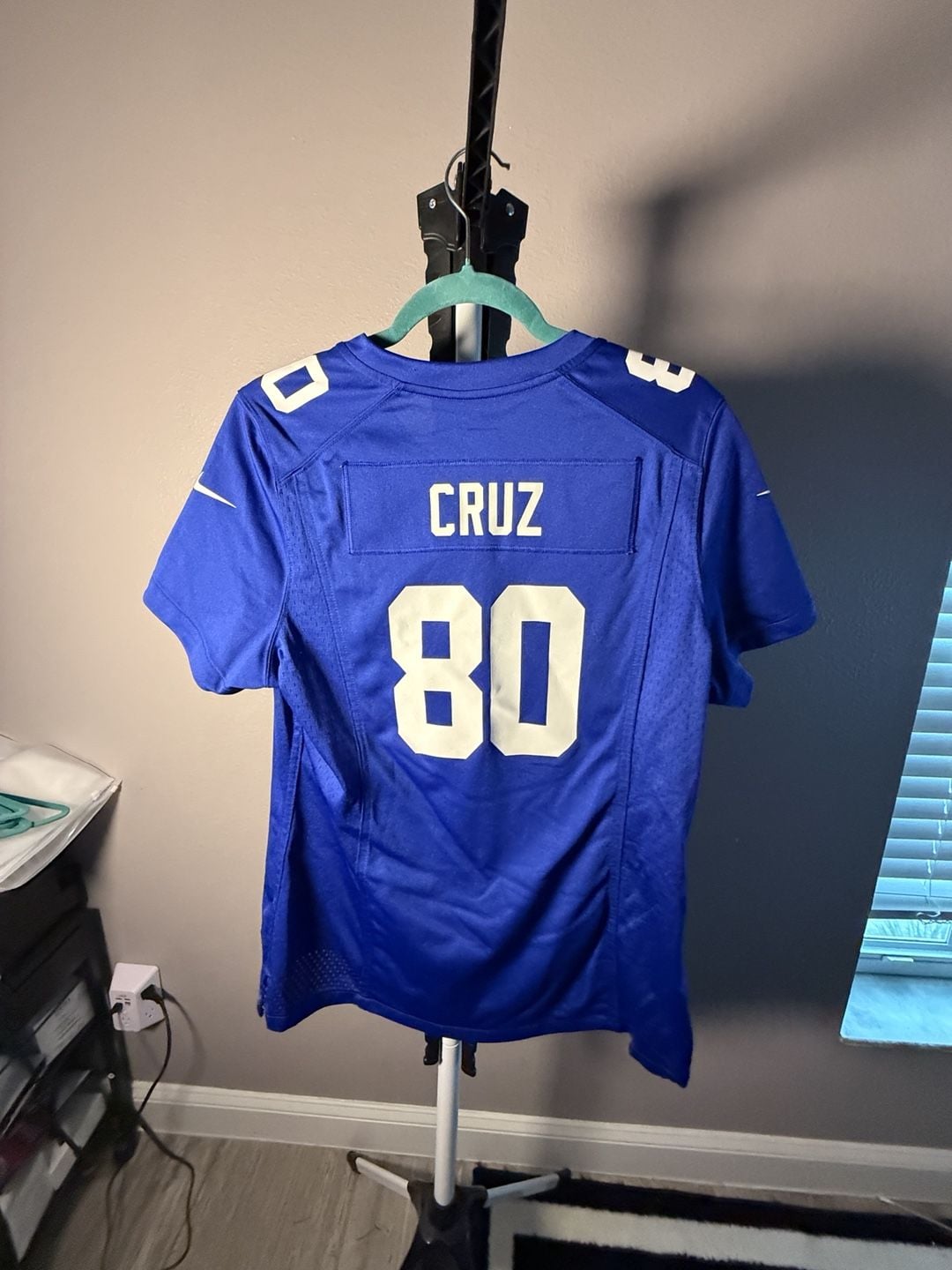 Nike New York Giants Jersey Size XL Blue Football 80 11