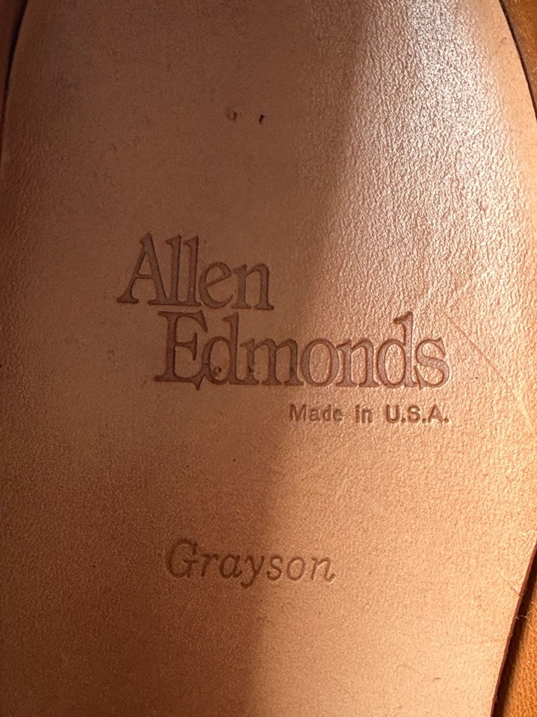 Vintage Allen Edmonds Tassel Loafers Burgundy Leather Dress Shoes With box 8
