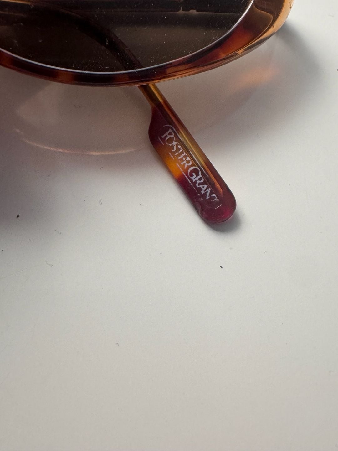 Foster Grant Oval Tortoise Shell Sunglasses Vintage 4