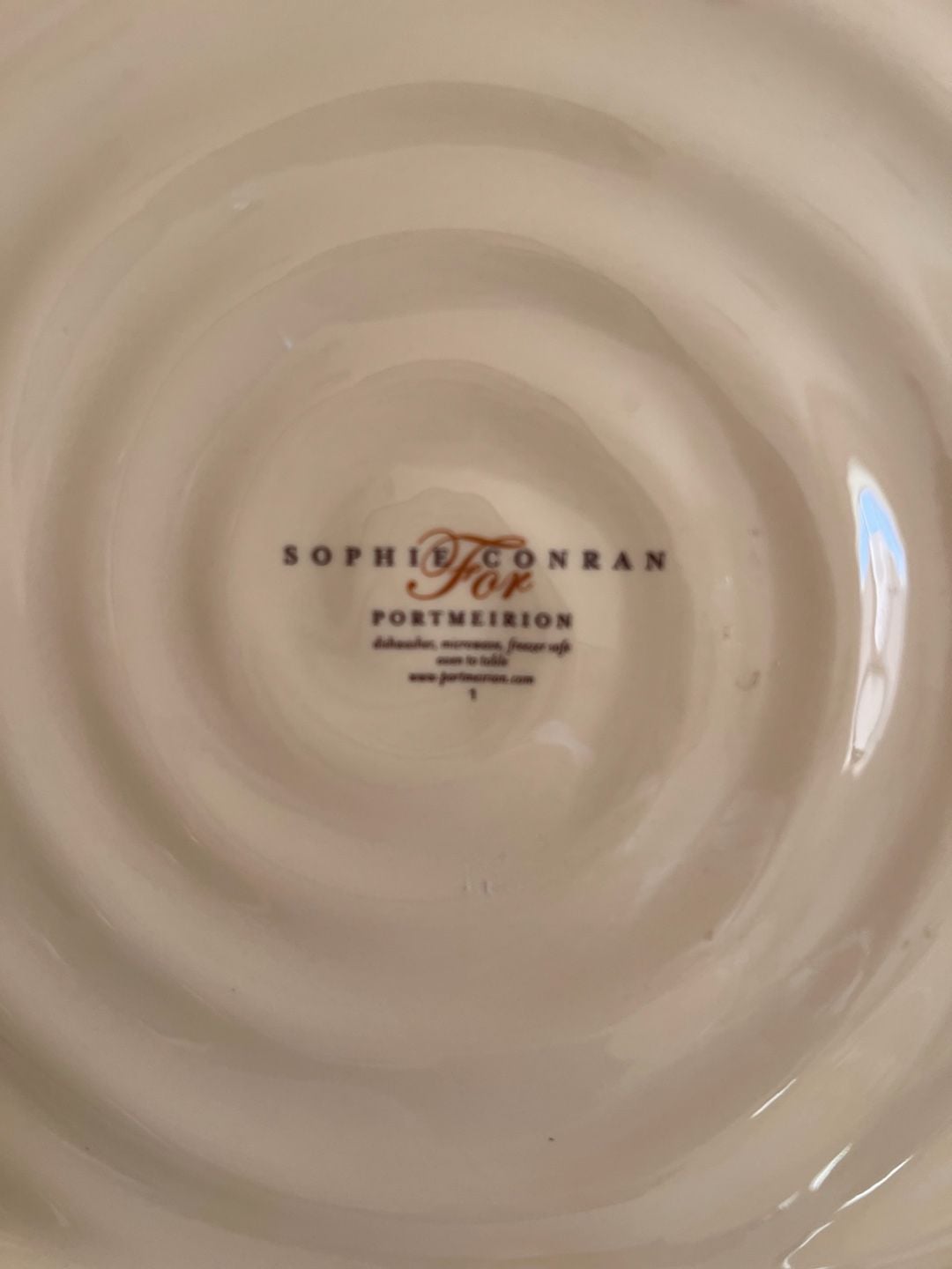 Portmeirion Sophie Conran Biscuit Oval Serving Platter 14 Inch Beige 5