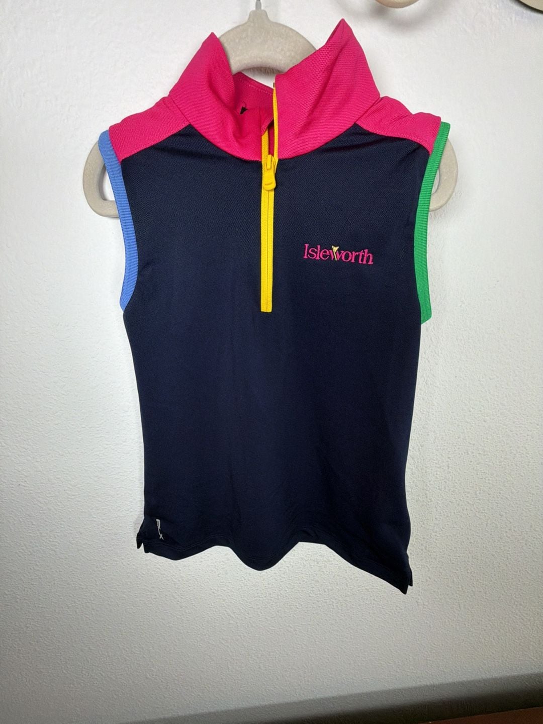 RLX Ralph Lauren GIRLS 6 Sleeveless 1/4-Zip Polo Size 6 Isleworth 2