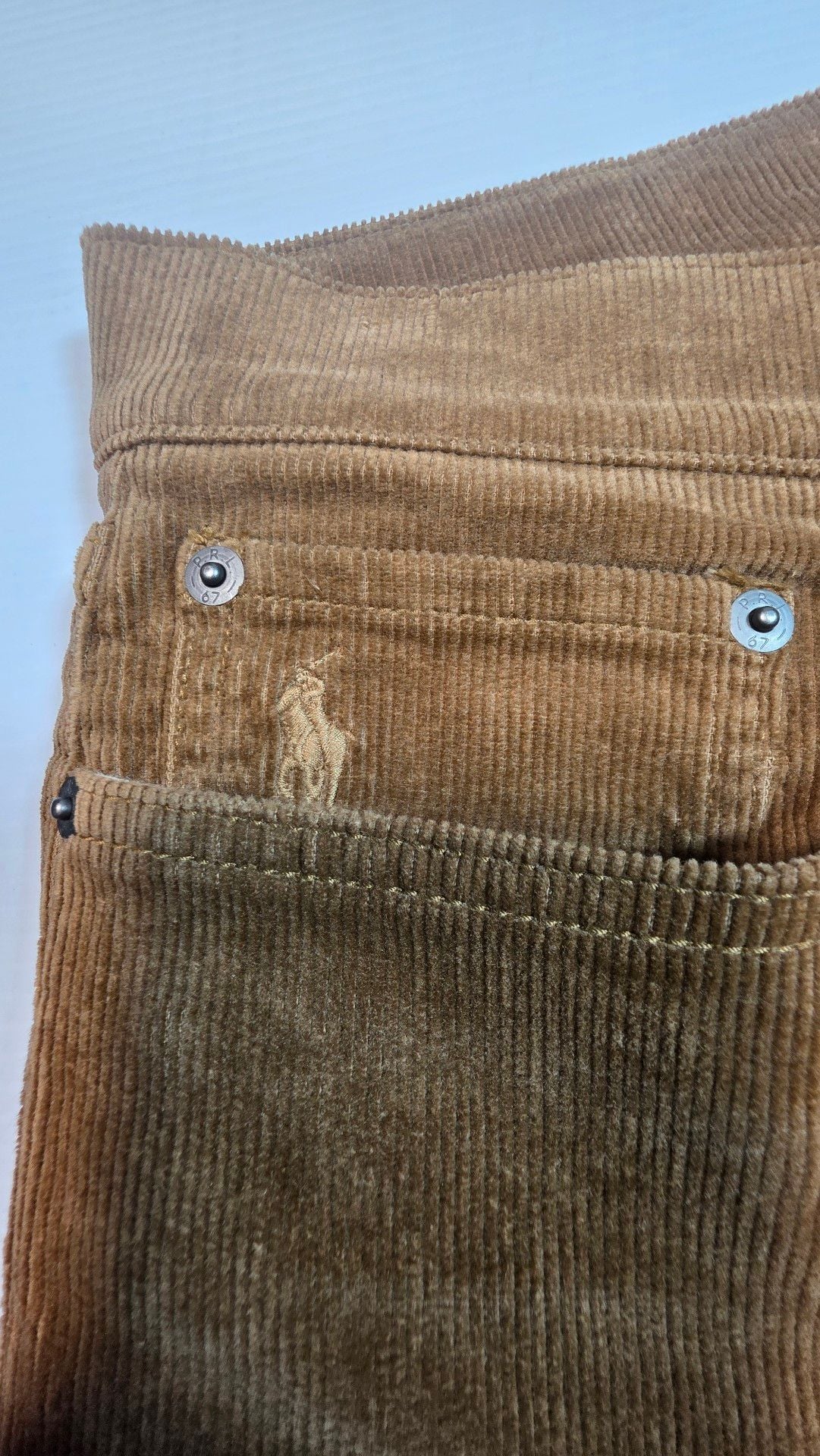 Polo Ralph Lauren Varick Slim Straight Corduroy Pants 34/32 Brown 4