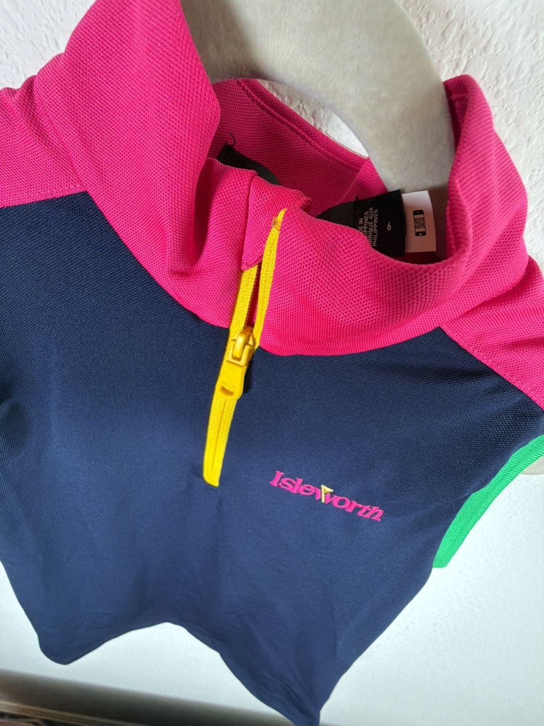 RLX Ralph Lauren GIRLS 6 Sleeveless 1/4-Zip Polo Size 6 Isleworth 10