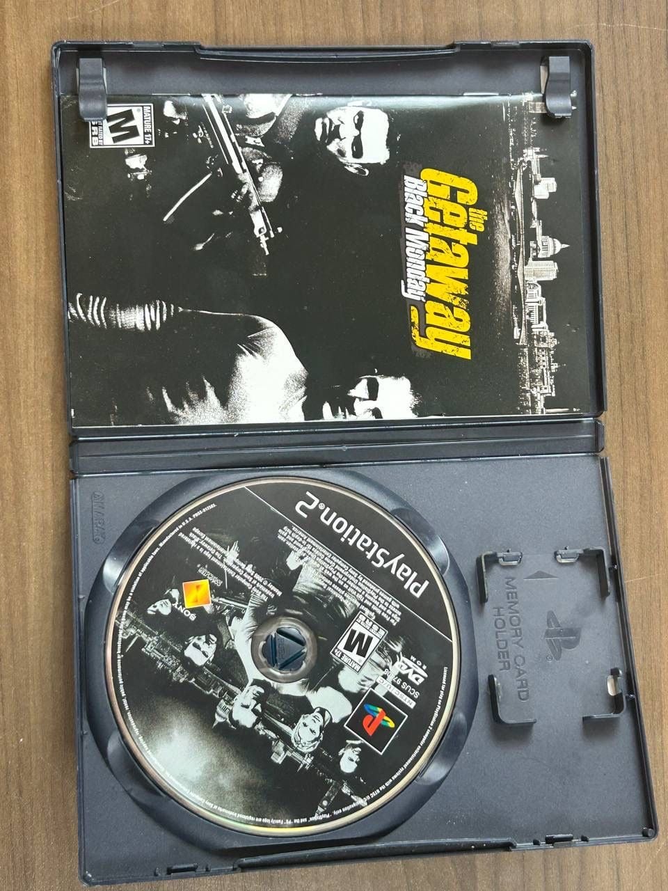 The Getaway Black Monday PS2 2005 Black Label Disc Case Manual NTSC-U/C 2
