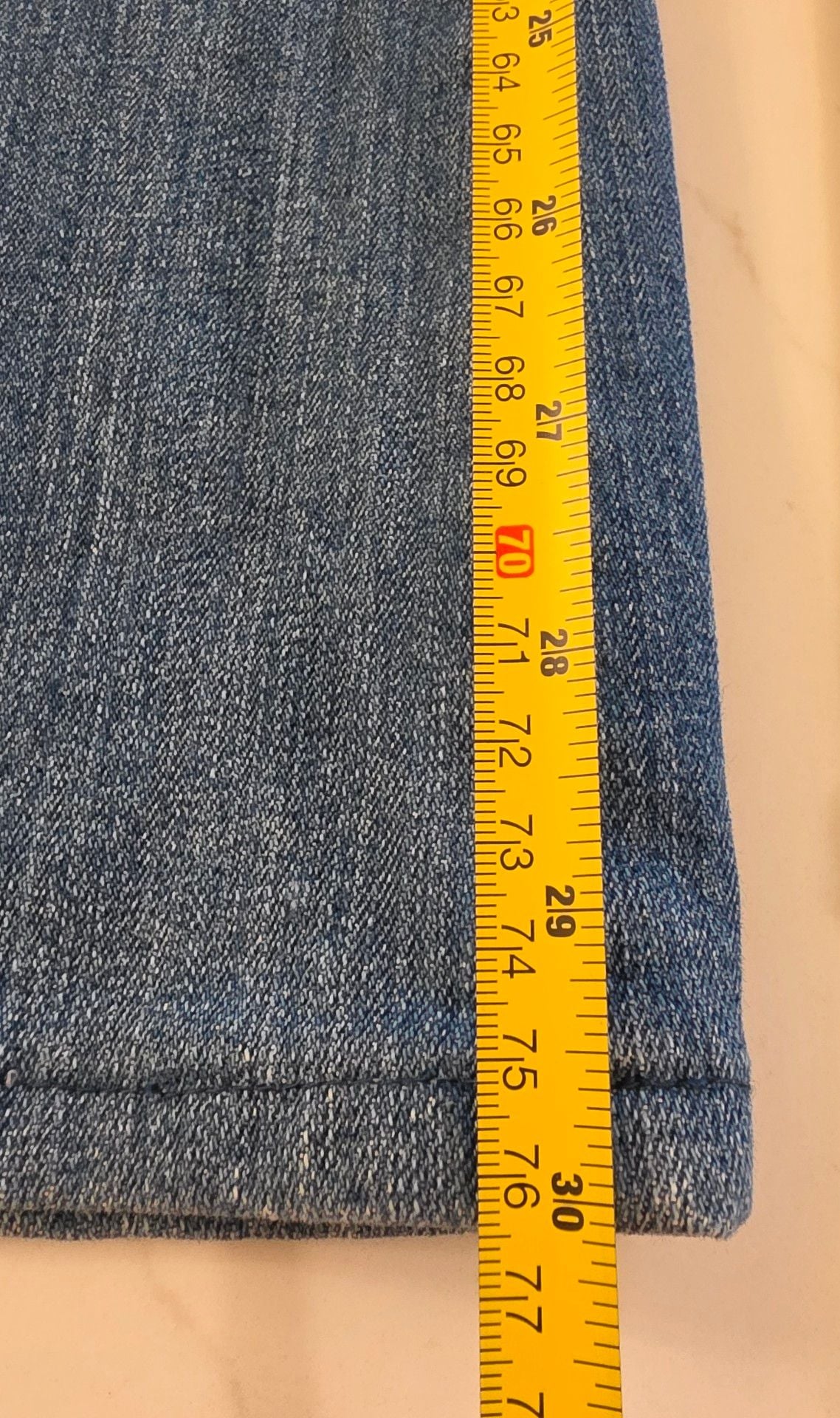 7 For All Mankind Bootcut Jeans Size 27 Blue Denim 8