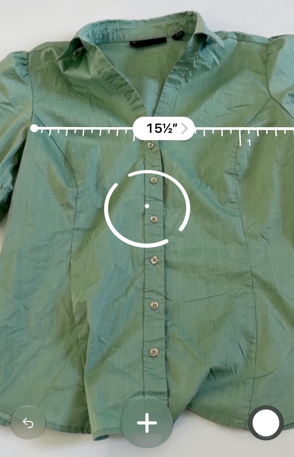 New York & Company Green Short Sleeve Blouse 11