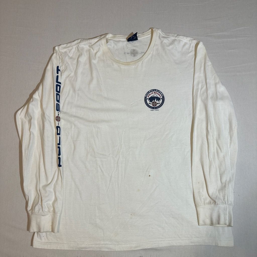 1990s Polo Ralph Lauren Sport Long Sleeve T-Shirt Size XL 2