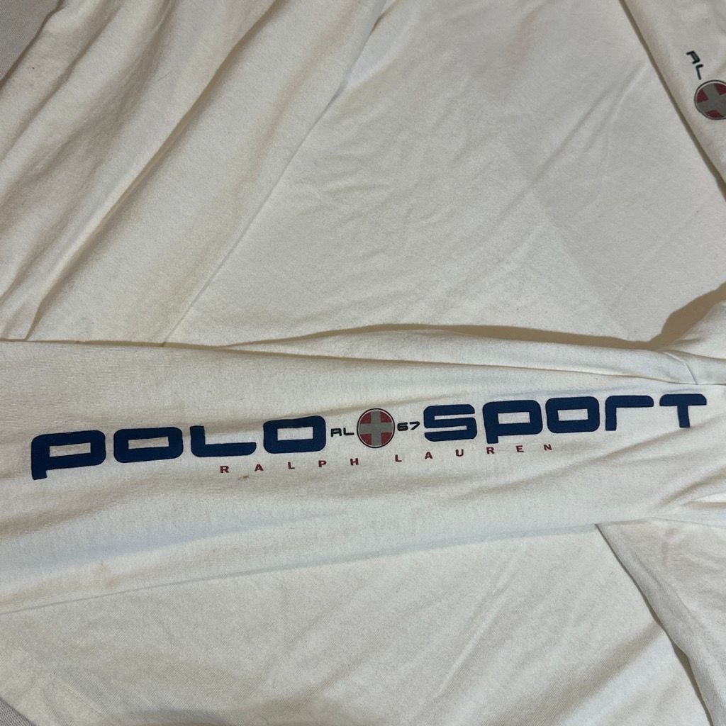 1990s Polo Ralph Lauren Sport Long Sleeve T-Shirt Size XL 4