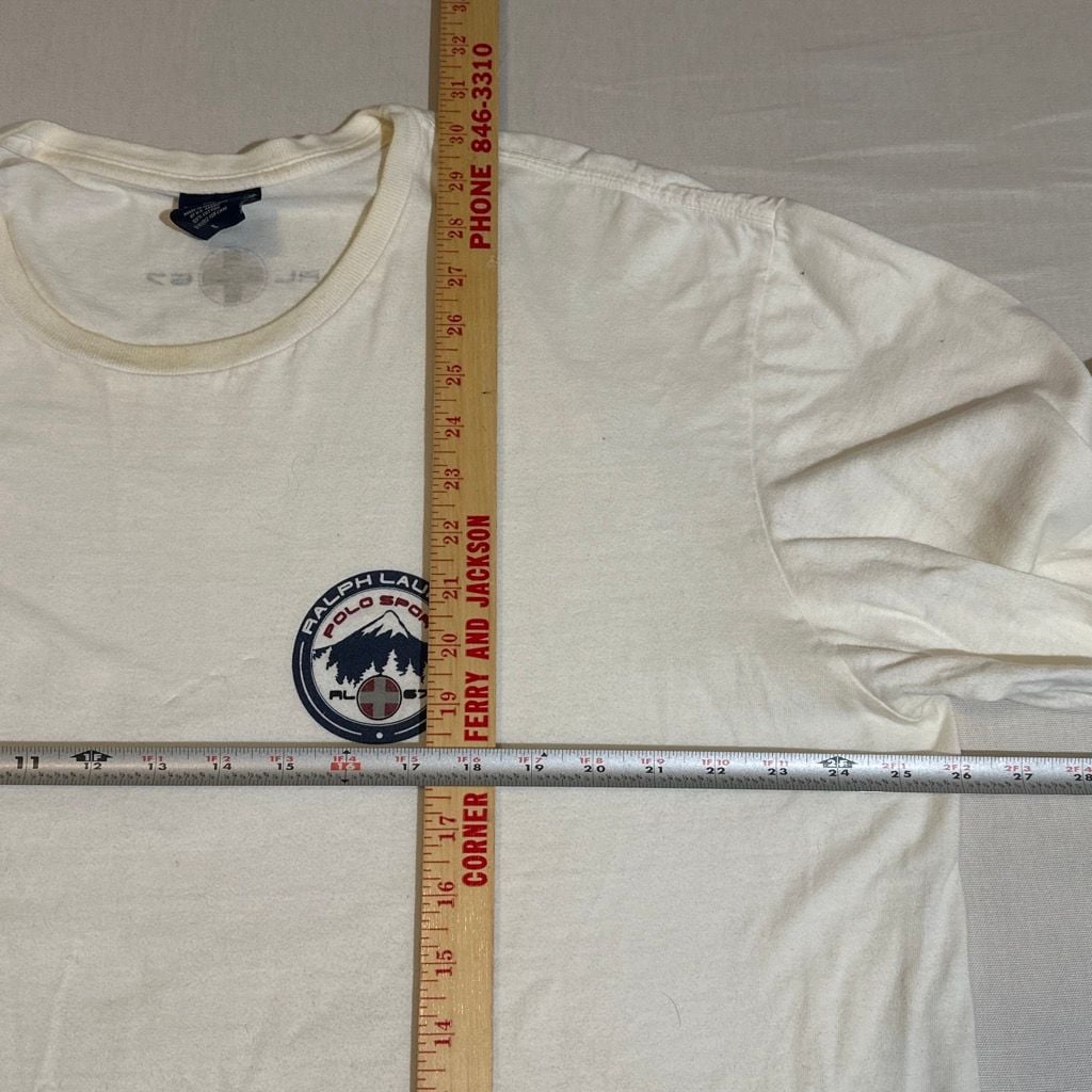 1990s Polo Ralph Lauren Sport Long Sleeve T-Shirt Size XL 5