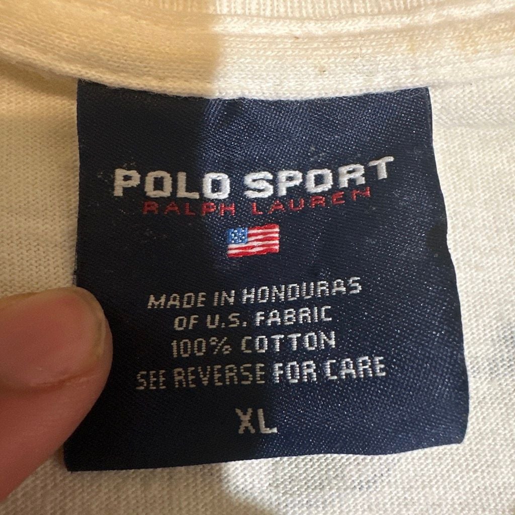 1990s Polo Ralph Lauren Sport Long Sleeve T-Shirt Size XL 6